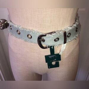 3/$20 Wild Fable Frayed Denim Belt with Grommets